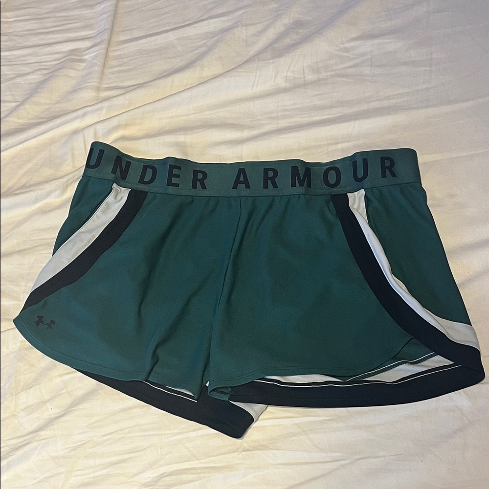 Under Armour Women’s Green Performance Running Shorts